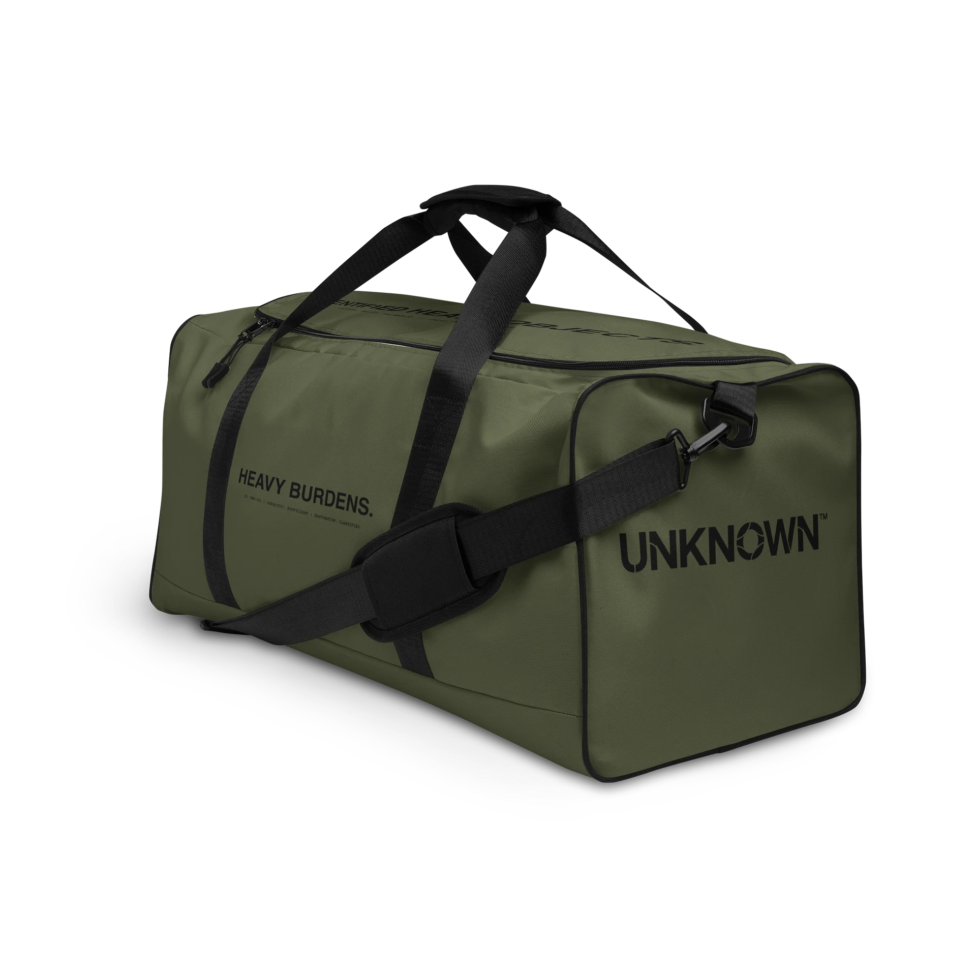 THE UNKNOWN™ — Signature Gym Duffel // Olive product image (3)