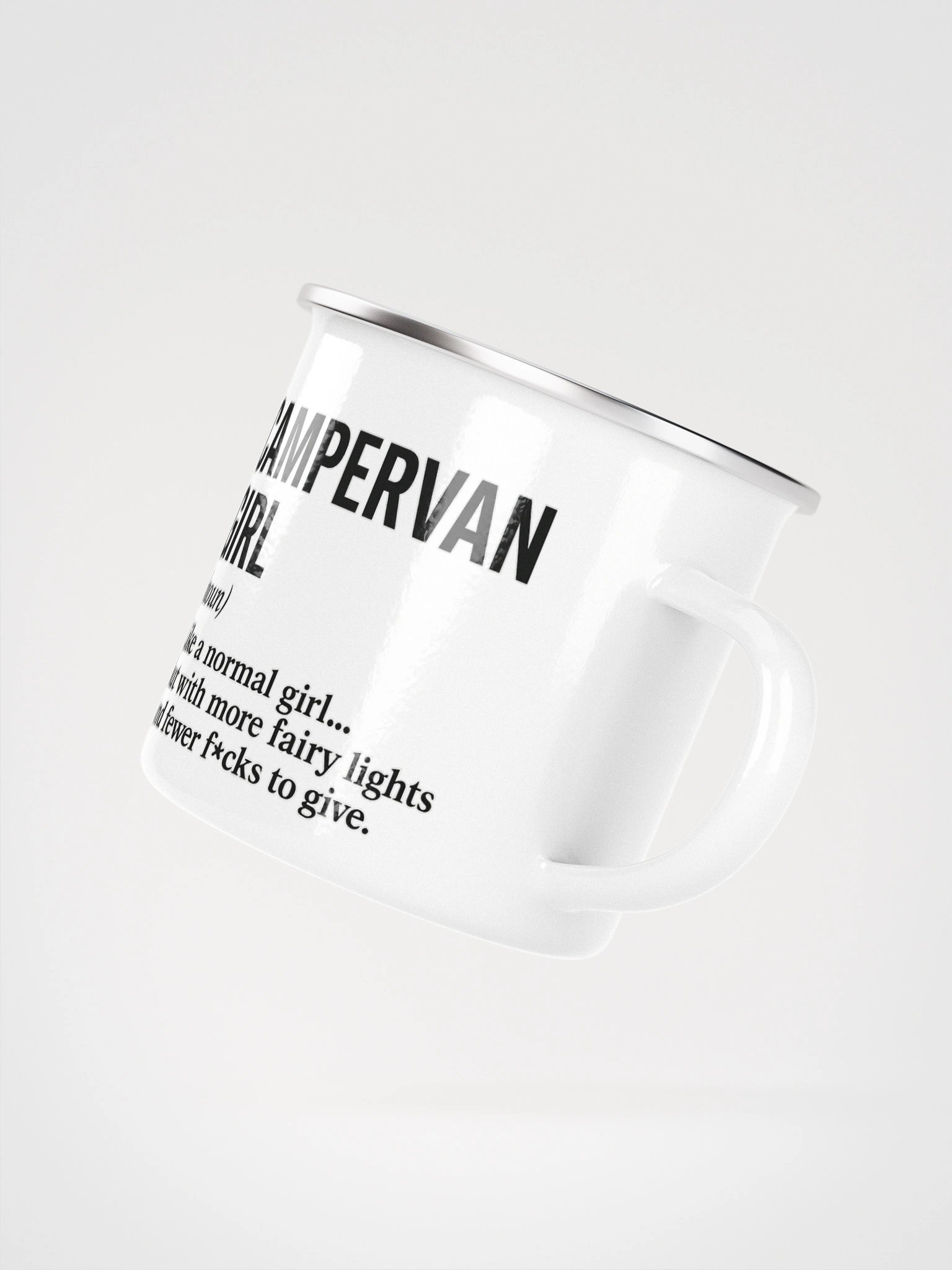 Campervan Girl - Enamel mug product image (3)