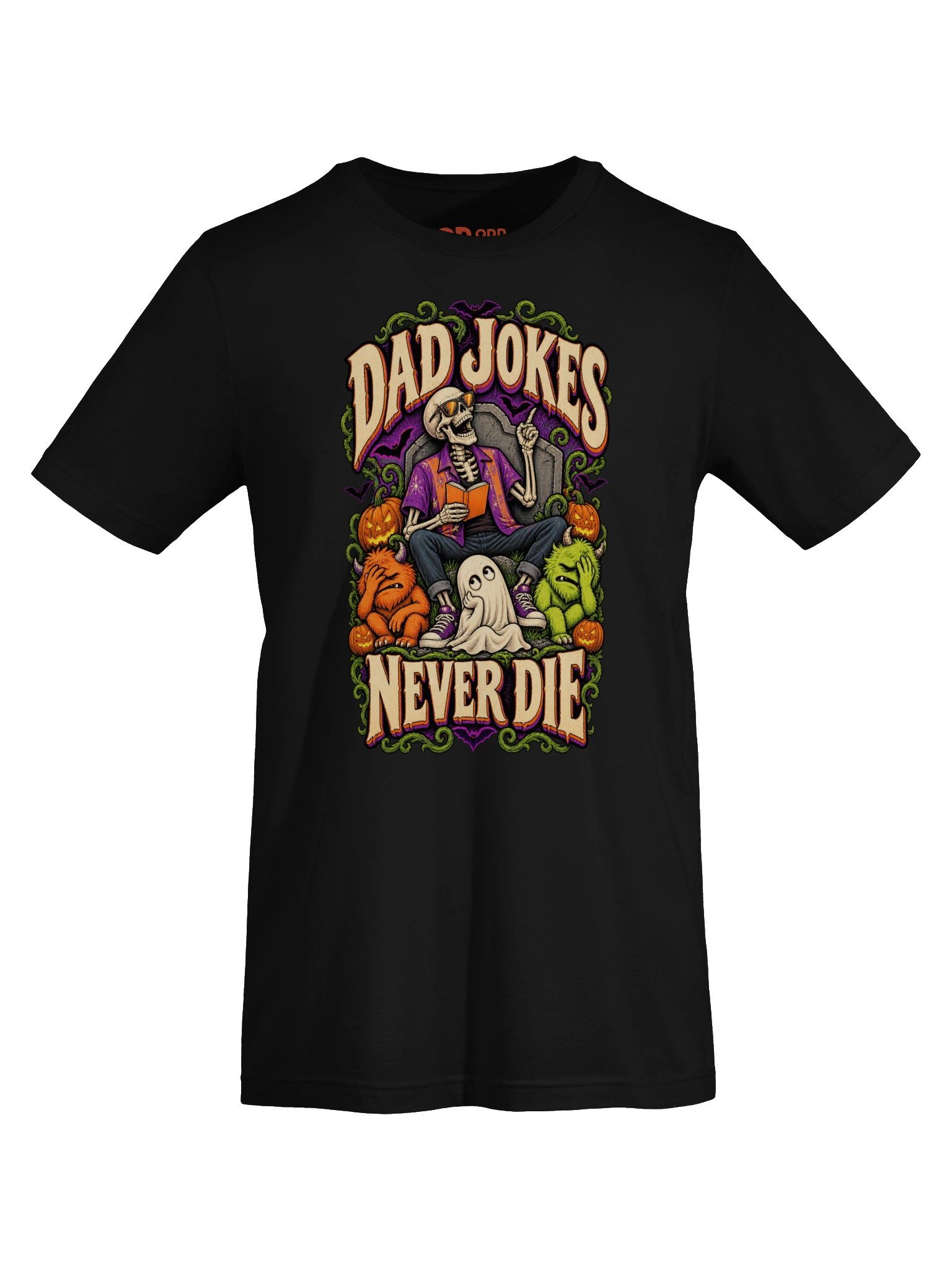 Funny Halloween Dad T-Shirt – Dad Jokes Never Die product image (11)