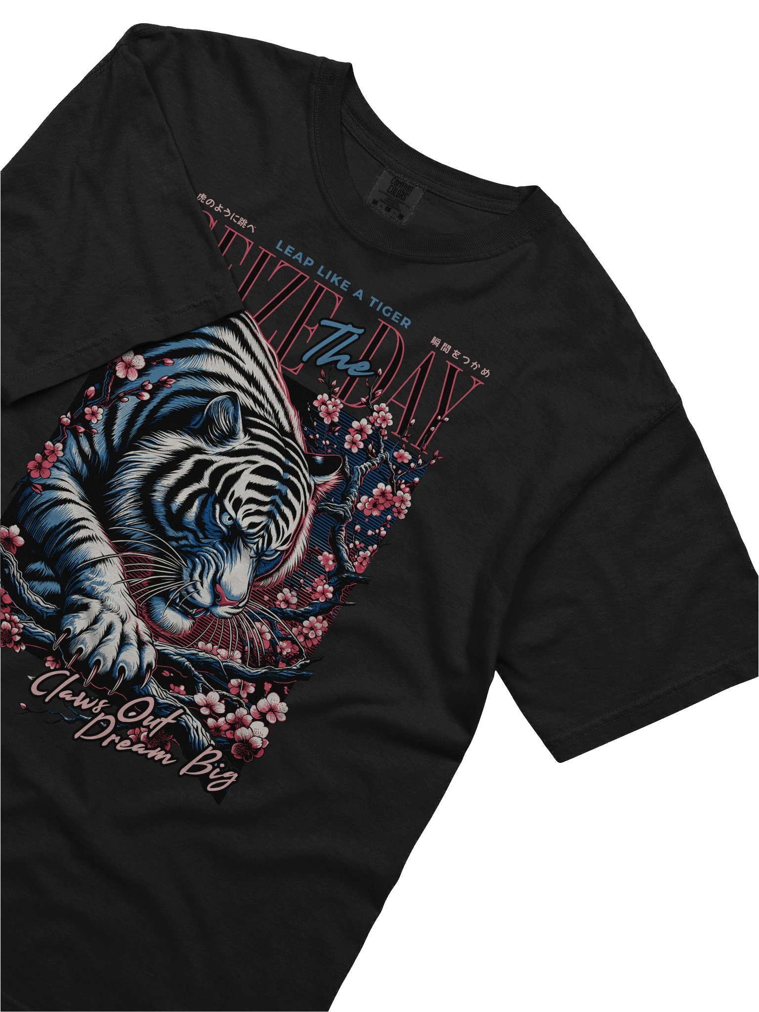 Stand Out with Our Eye-Catching Tiger Graphic T-Shirt Design product image (5)