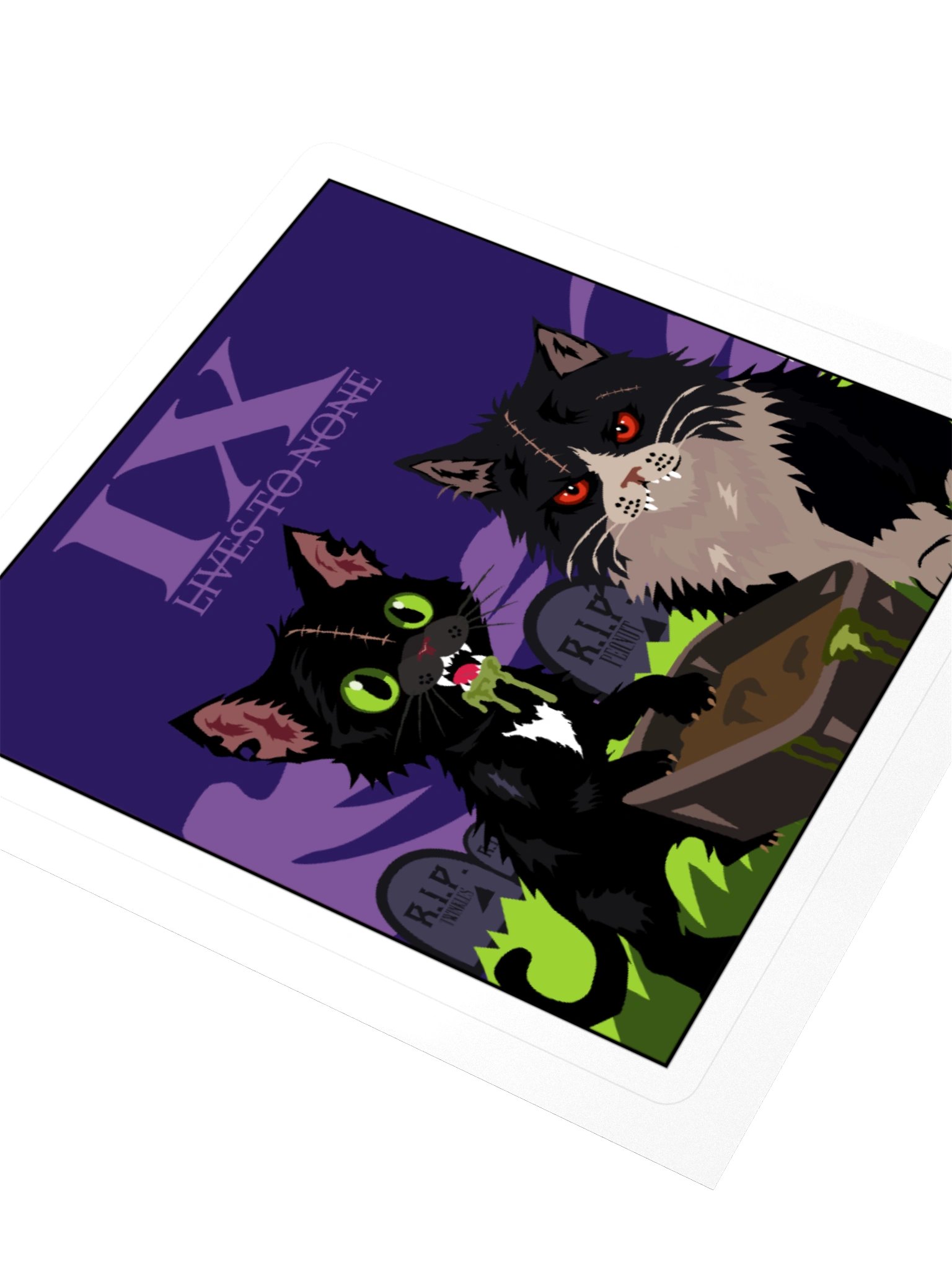Litter Box Of Horrors Stickers product image (3)