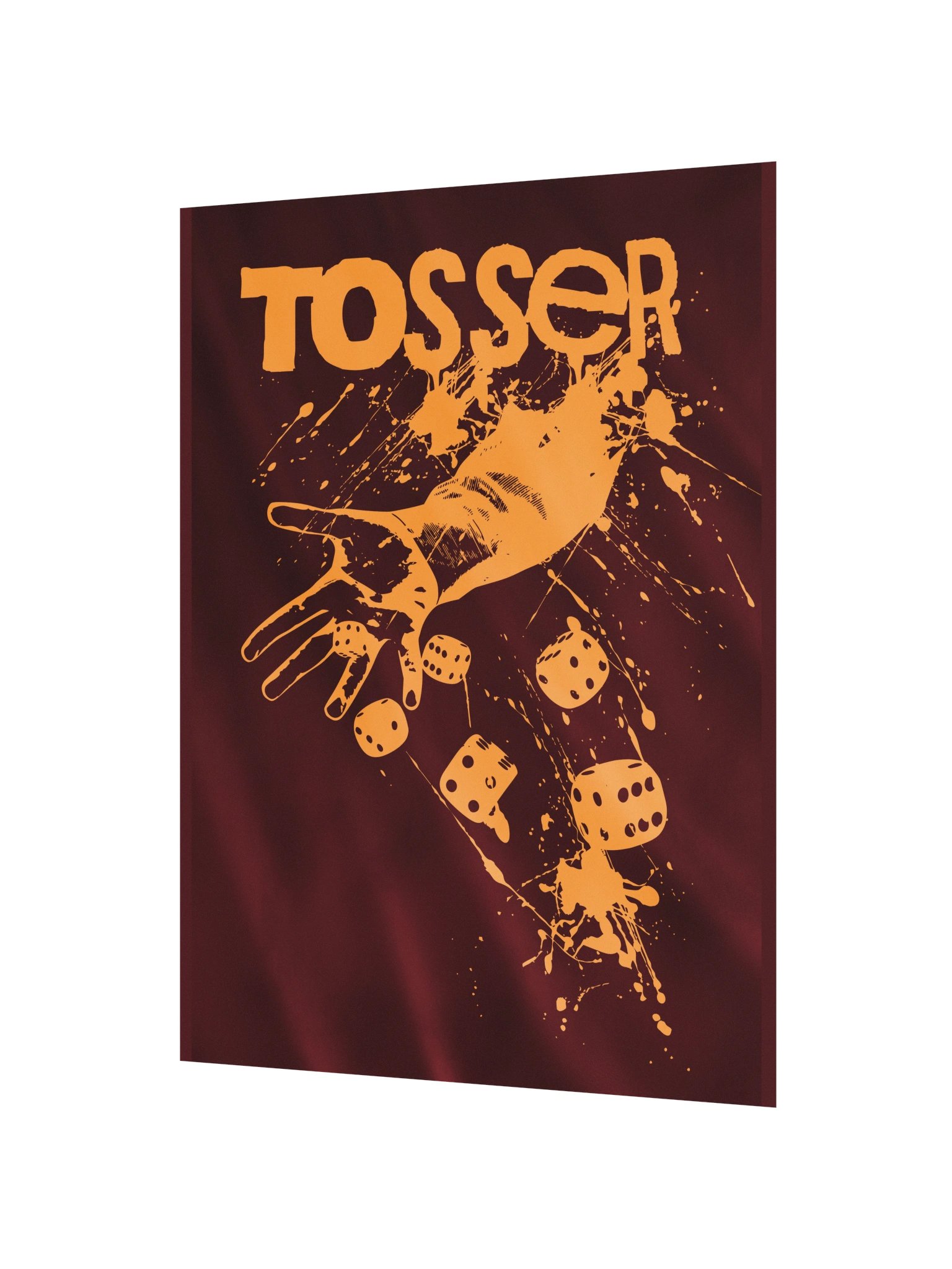 Tosser Dice Throwing Board Game Room Poster - UNFRAMED product image (2)