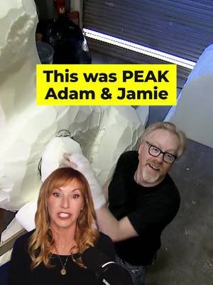 MythBusters fans know - this was *peak* Adam & Jamie.     #MythBusters #JamieHyneman #AdamSavage