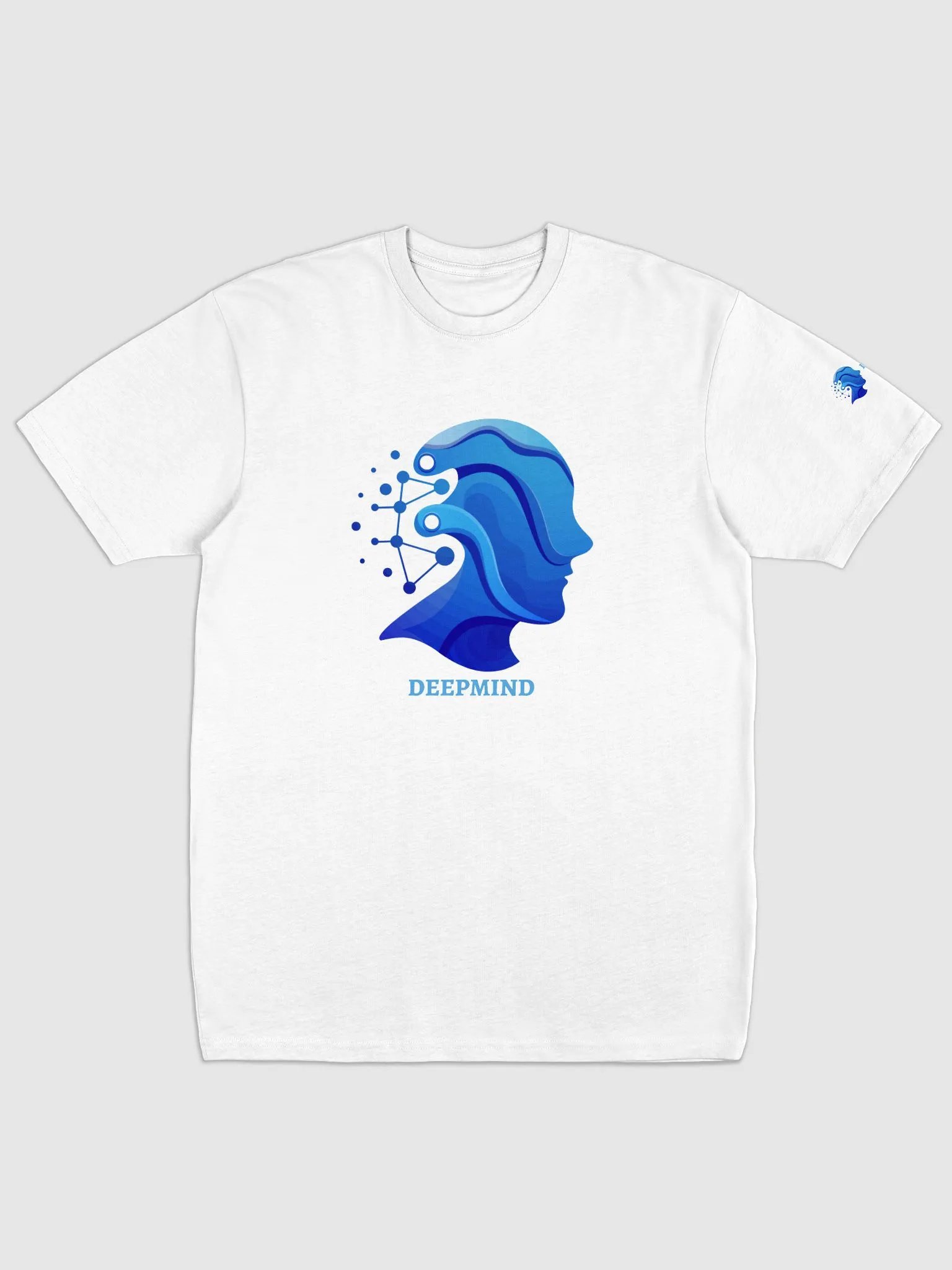 DeepMind Neural Network Abstract Face Tee product image (1)