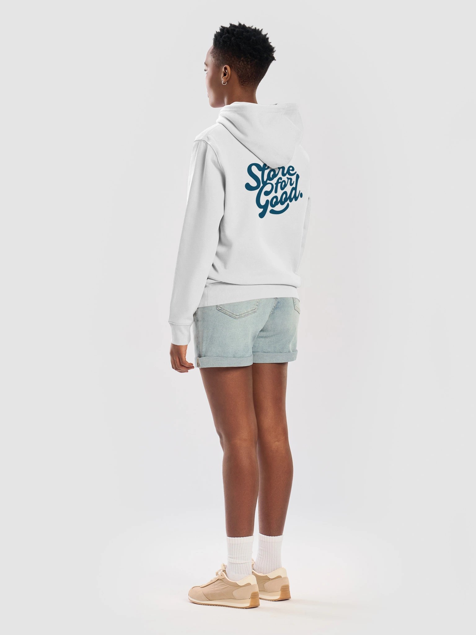Hoodie Smile Orange Logo product image (8)