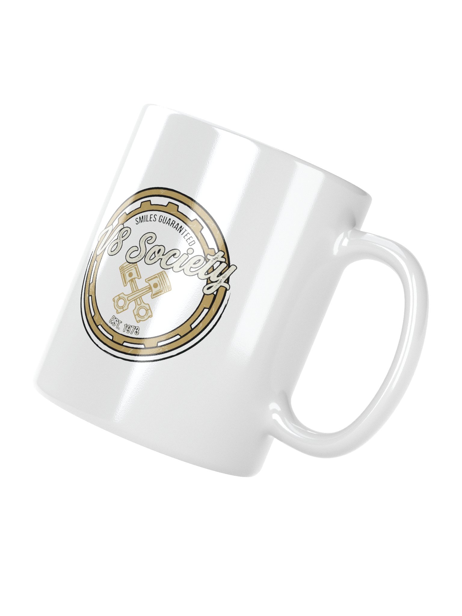 V8 Society Golden Engine Mug product image (7)