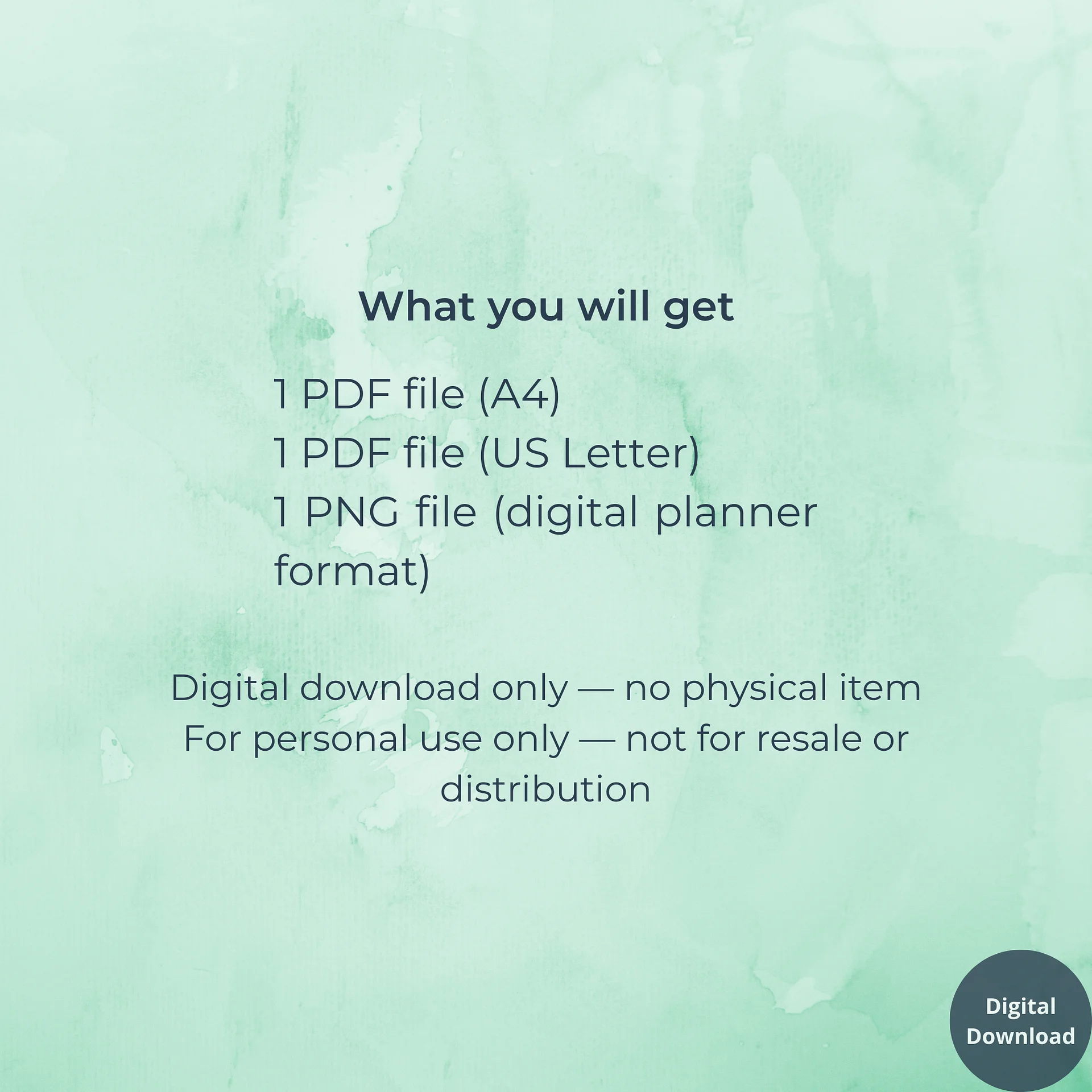 Weekly Meal Planner product image (6)