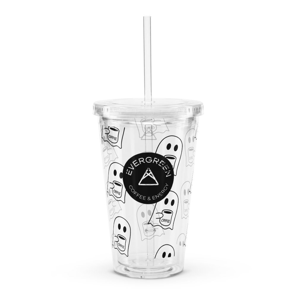 Spooky Spice | Clear Evergreen Tumbler (Black) product image (4)