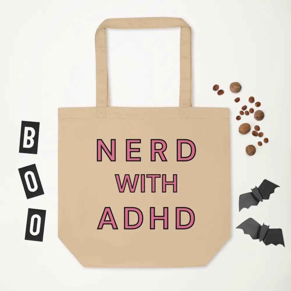 Nerd With ADHD Tote Bag product image (11)