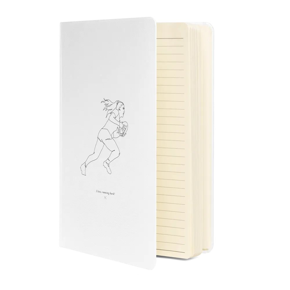 RUNNING HARD <3 Hardcover Journal product image (2)