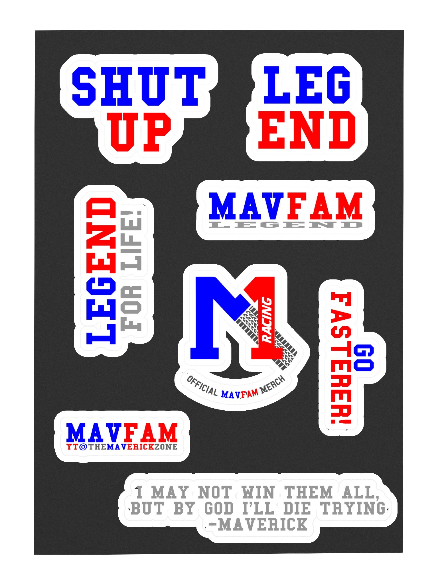 MAVFam Sticker Sheet product image (1)