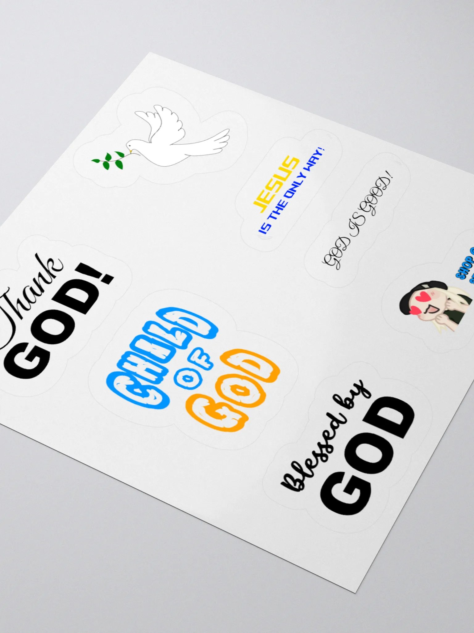 Child of God Kiss Cut Stickers product image (8)