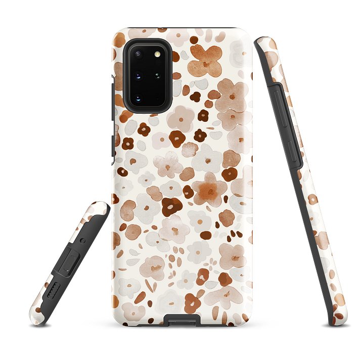 WATERCOLOR FLOWER GARDEN BEIGE Samsung® Tough Case product image (5)