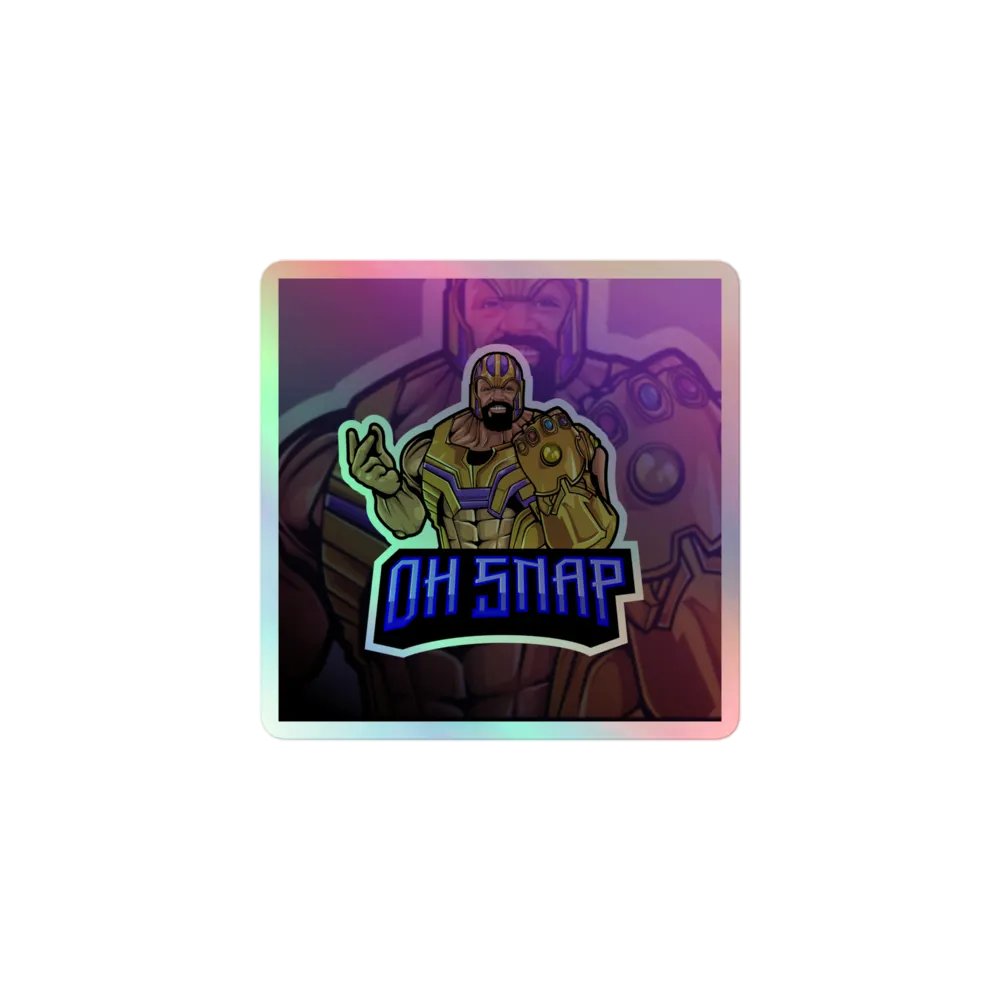 Oh Snap Holographic Sticker product image (1)