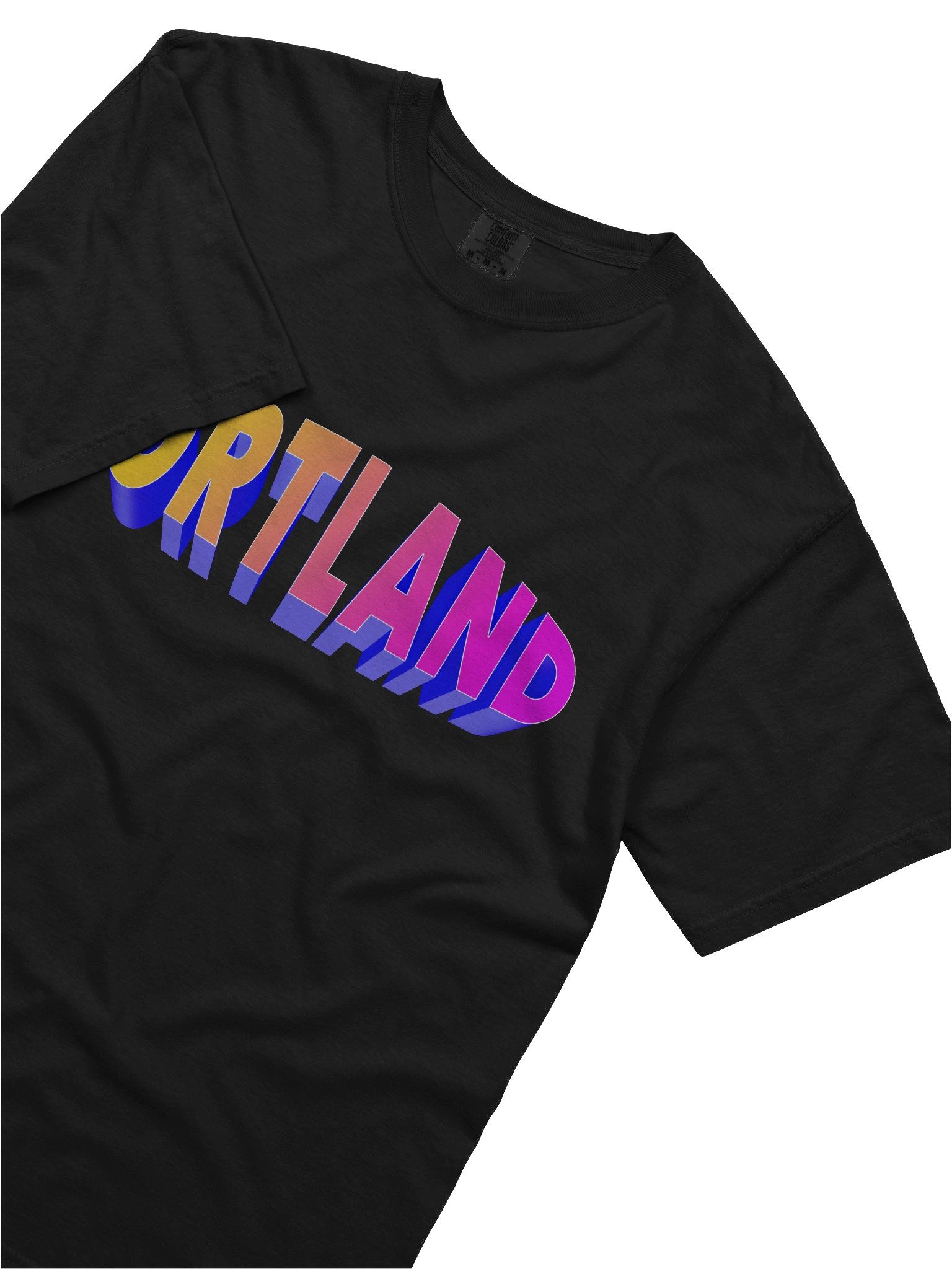 PORTLAND 3D Gradient Comfort Colors Heavyweight Tee product image (5)