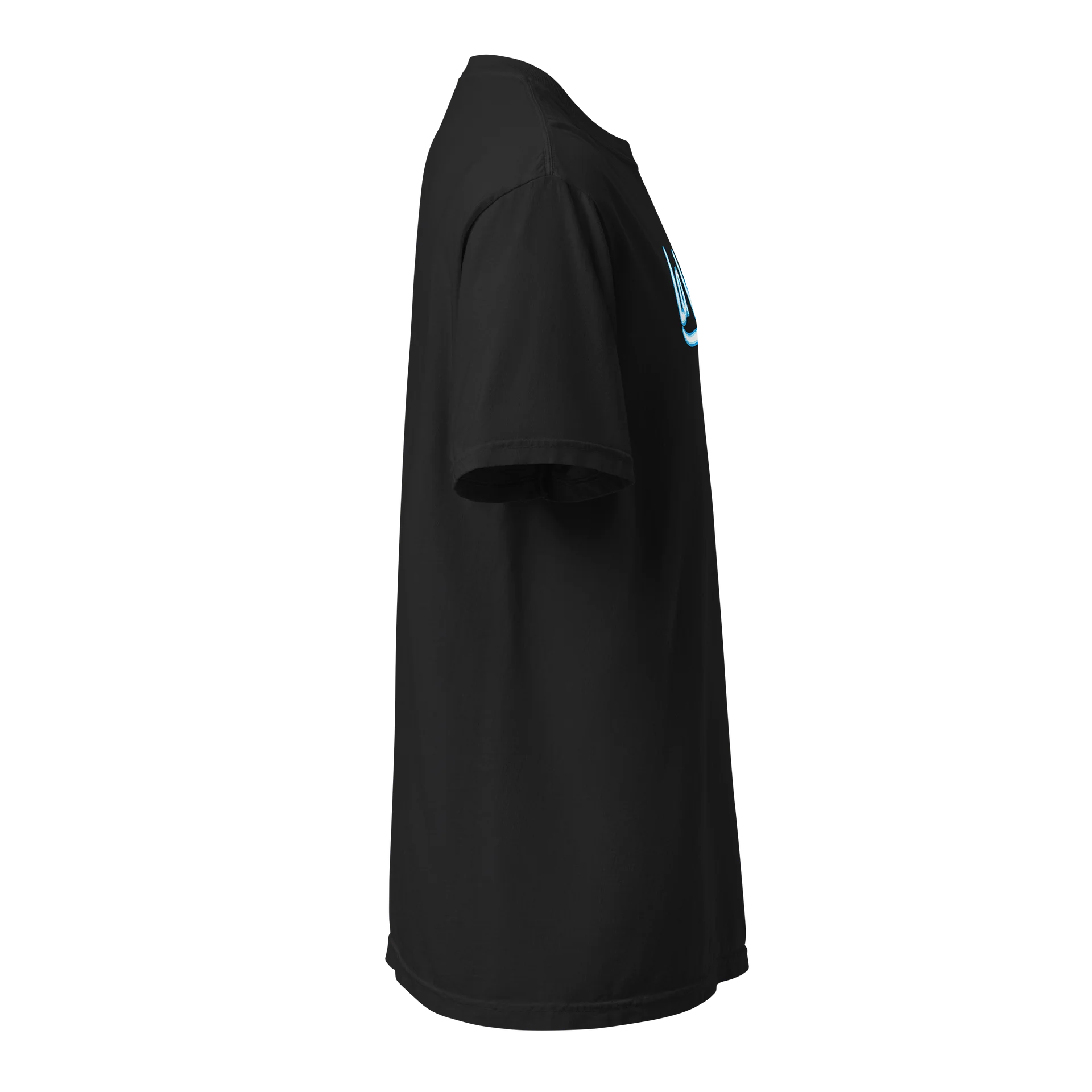 T-Shirt noir « La Win » blanc/bleu ciel product image (3)