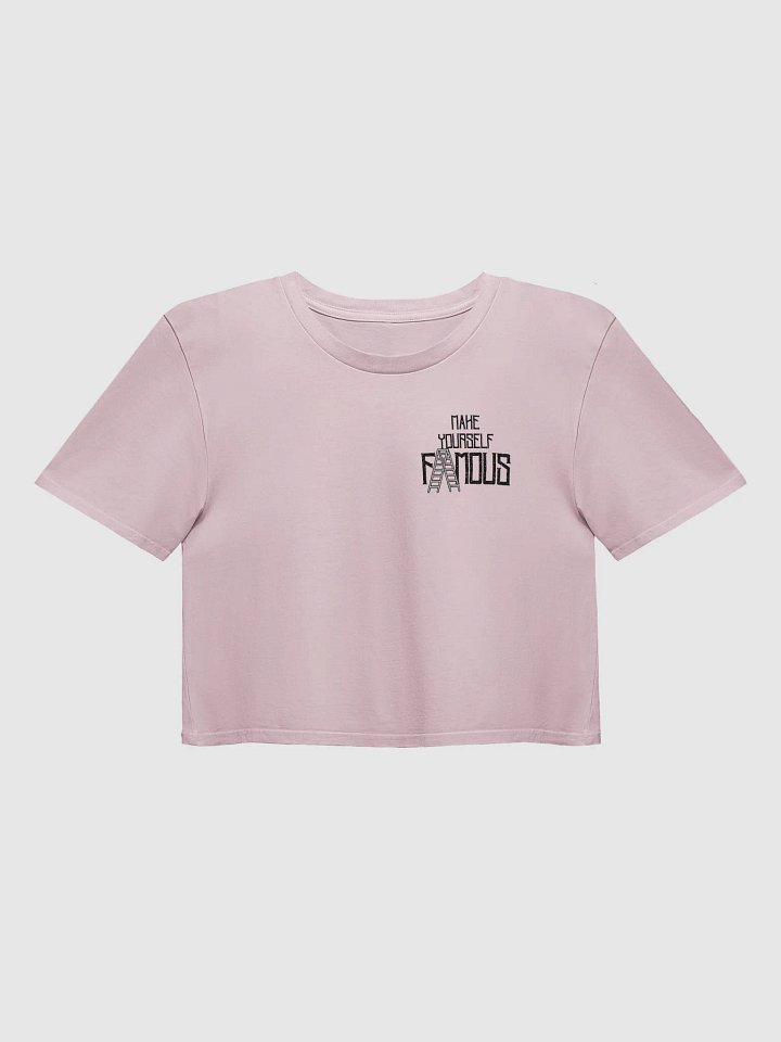 MakeYourselfFamous Cropped Tee in Pink product image (1)