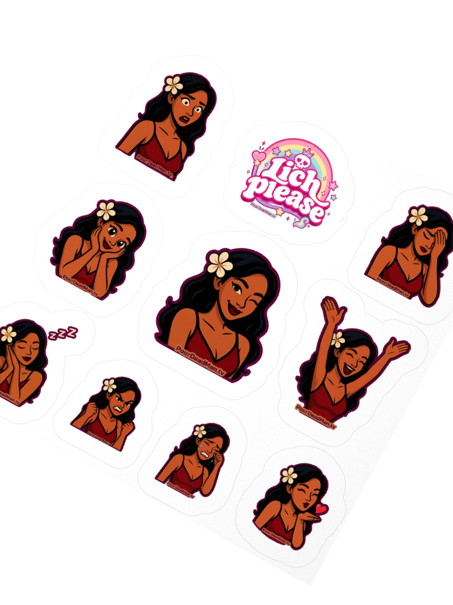 Pinky Reaction Sticker Sheet product image (2)