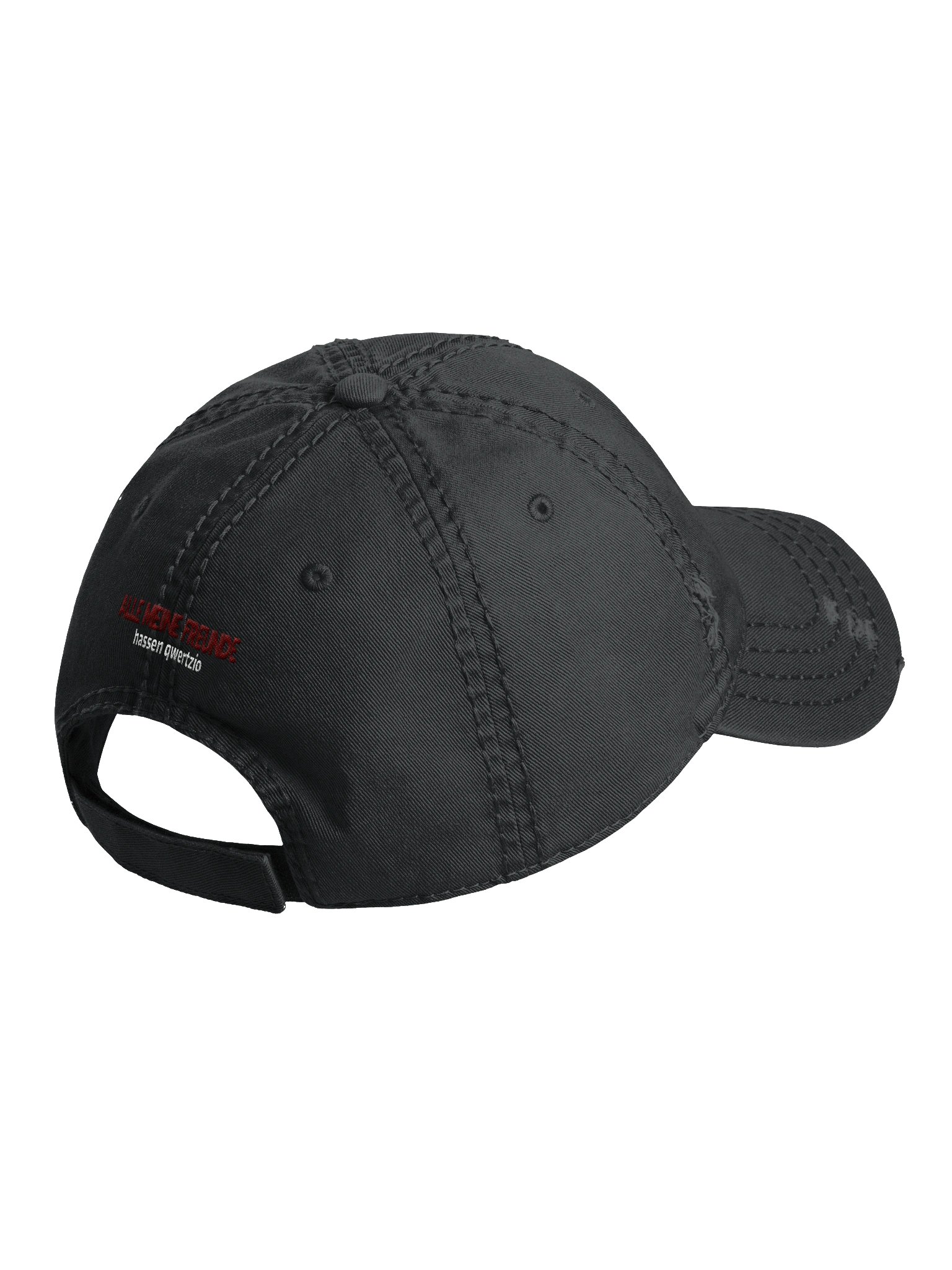 "ALLE MEINE FREUNDE hassen qwertzio" Cap product image (7)