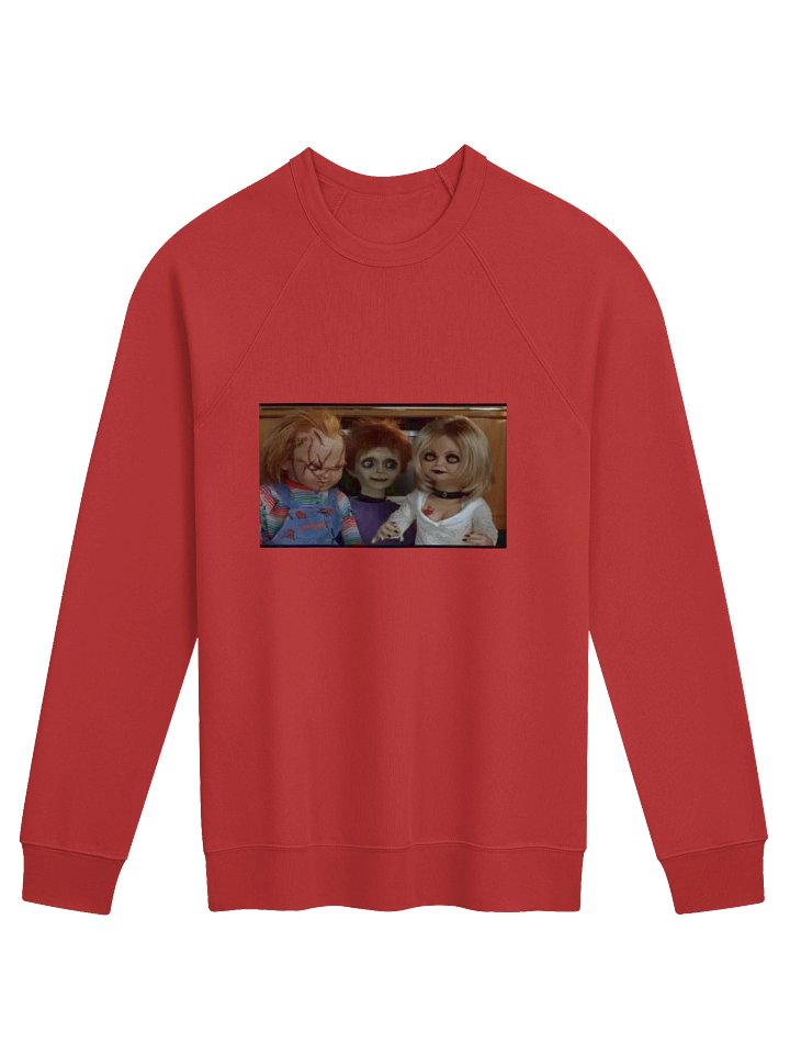 Eerie Doll Trio Raglan Sweatshirt product image (1)