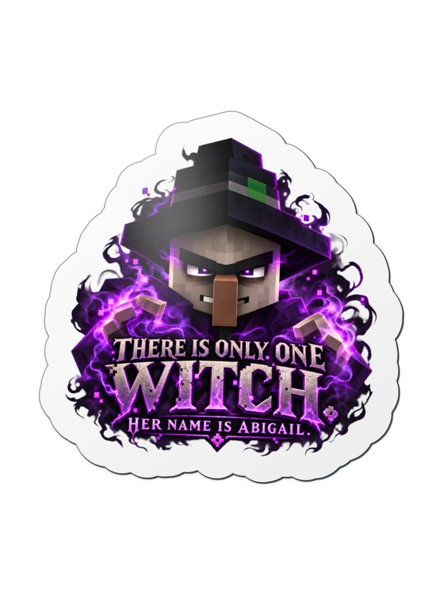 There Is Only One Witch: Abigail Magnet – 4" × 4" product image (1)