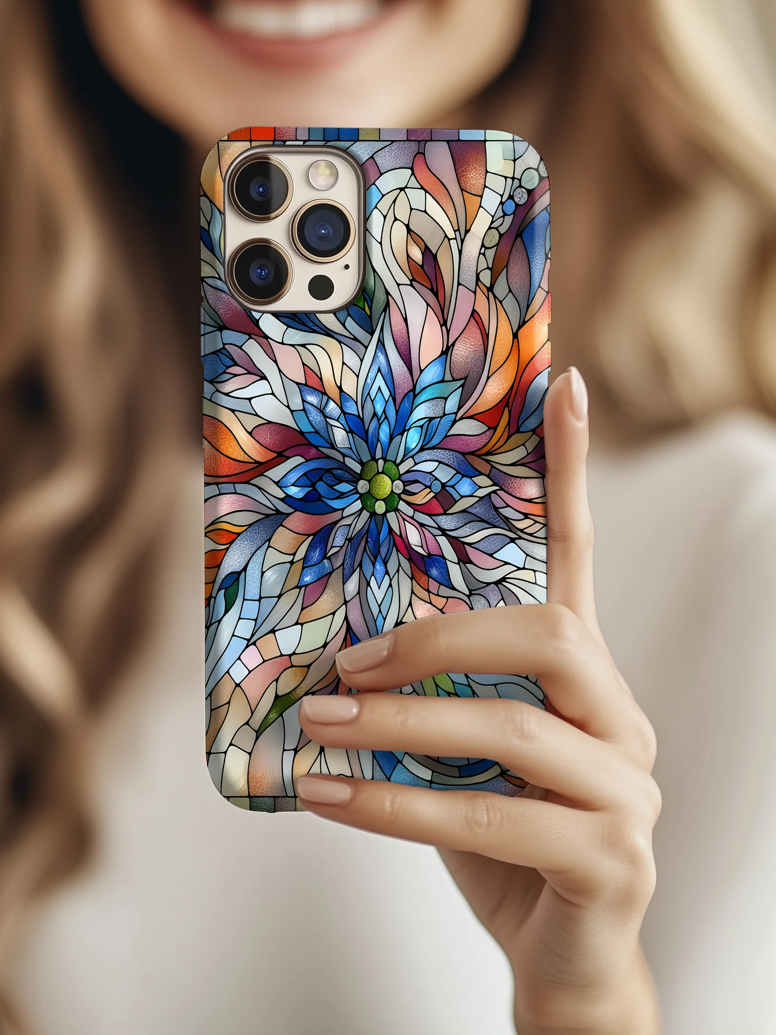 Floral Stained Glass MagSafe® iPhone® Case product image (29)