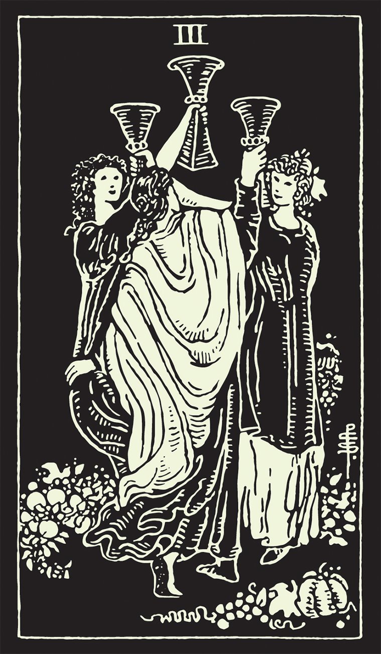 The Glow in The Dark Tarot Deck aka "The Goth Deck" product image (6)