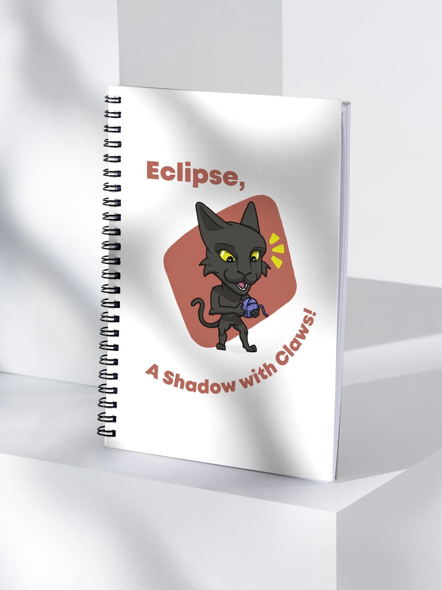 Eclipse Cat Spiral Notebook product image (3)