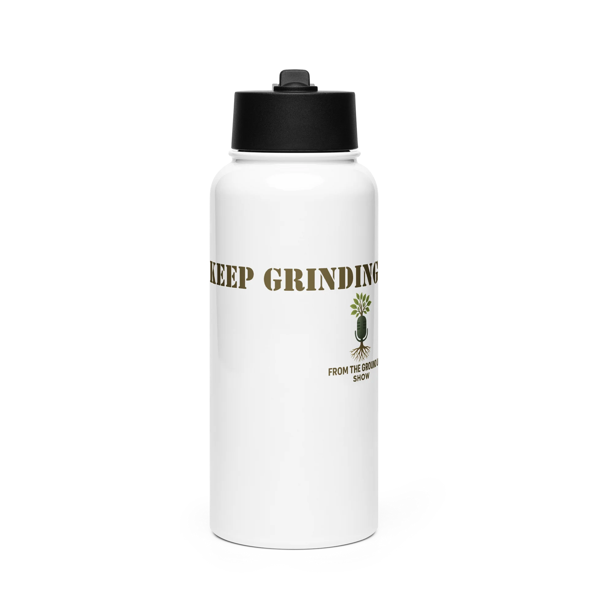 Keep Grinding Stainless Steel Bottle product image (1)