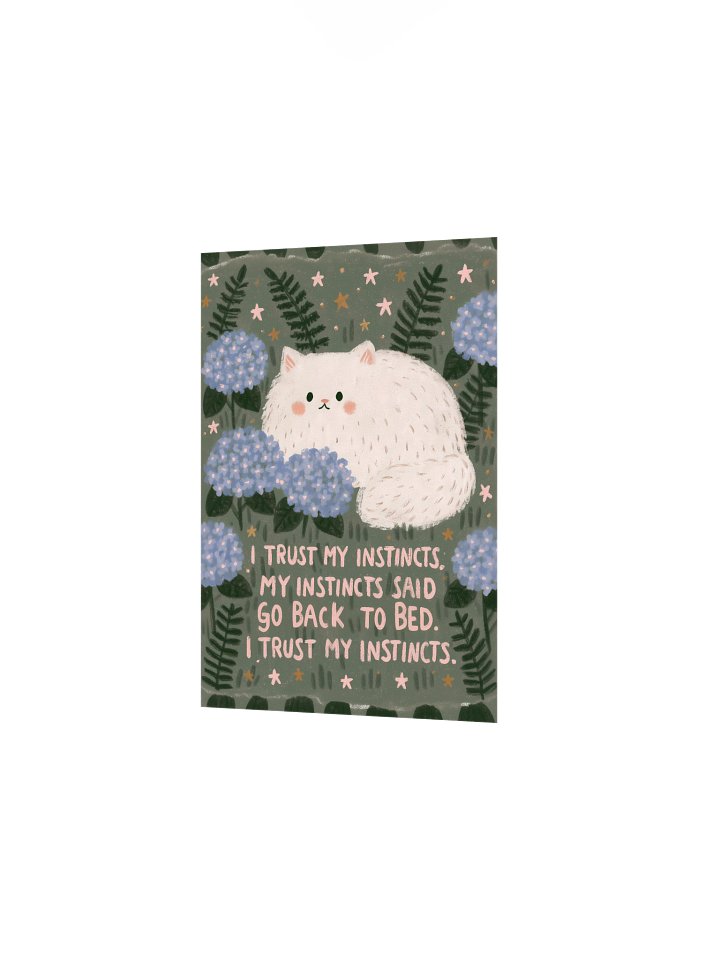 Go Back to Bed Cat Poster product image (16)