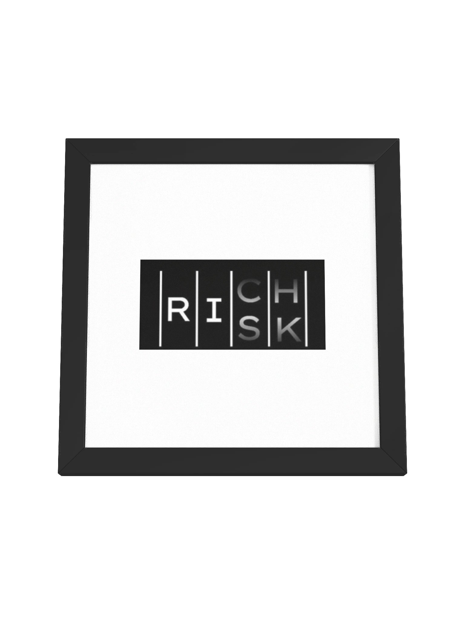 RISKxRICH Framed Matte Poster product image (5)