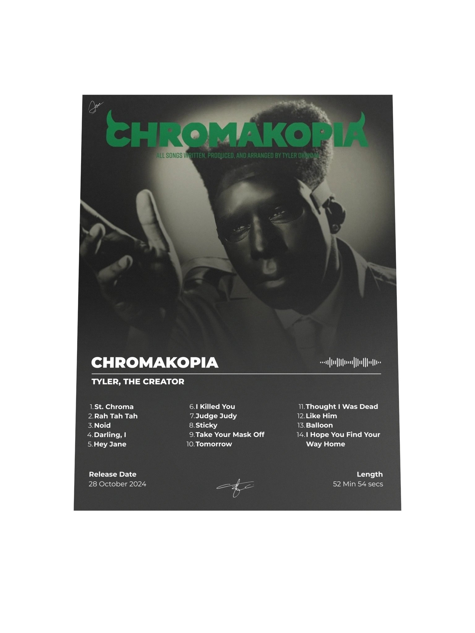 CHROMAKOPIA Tyler, The Creator Poster product image (4)