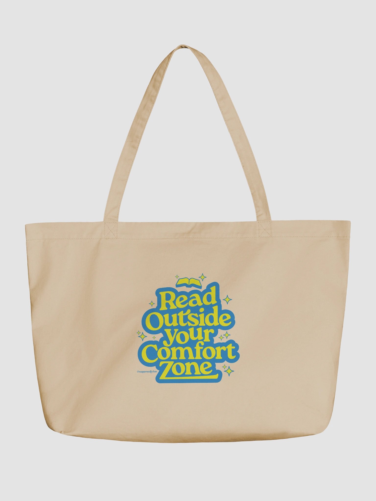 Read Outside Your Comfort Zone Tote 2 product image (1)