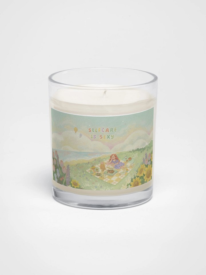 Selfcare Club | Wax Candle (unscented) | Full print with text product image (1)