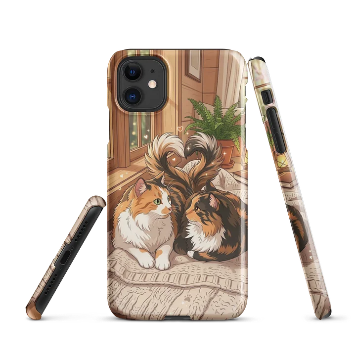 Heart-Tail Cats Cozy iPhone Snap Case product image (1)