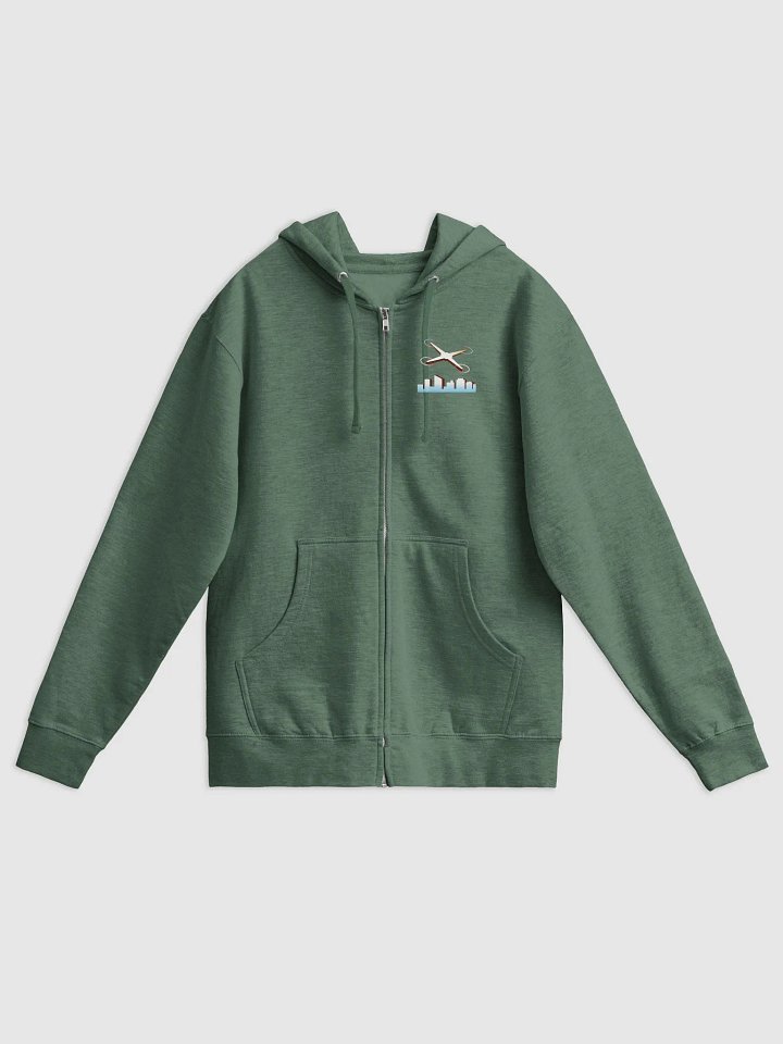 DroneMate Skyline Logo Fleece Jacket product image (2)
