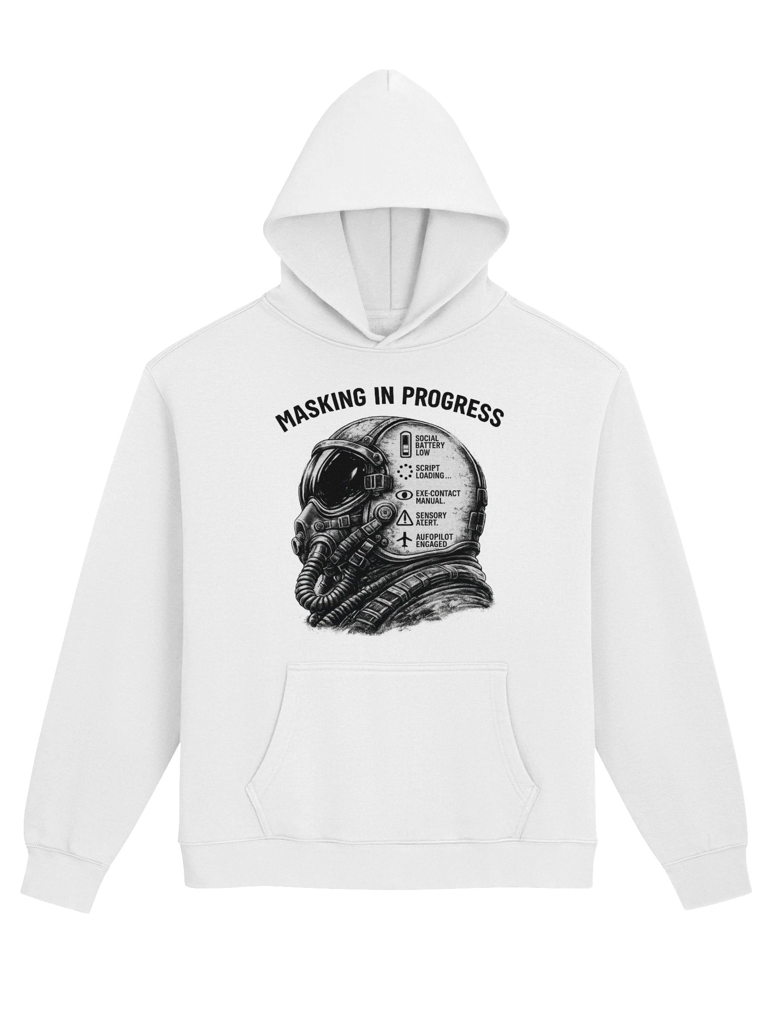 Masking in Progress- Light Colors Hoodie product image (17)