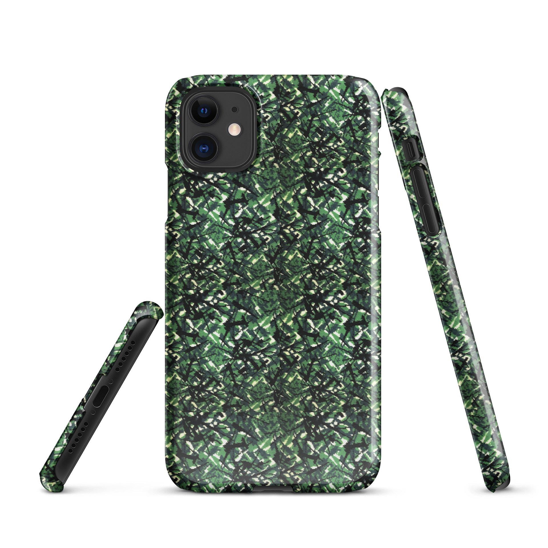 Snap Case for iPhone® – Green Danish Plush product image (1)