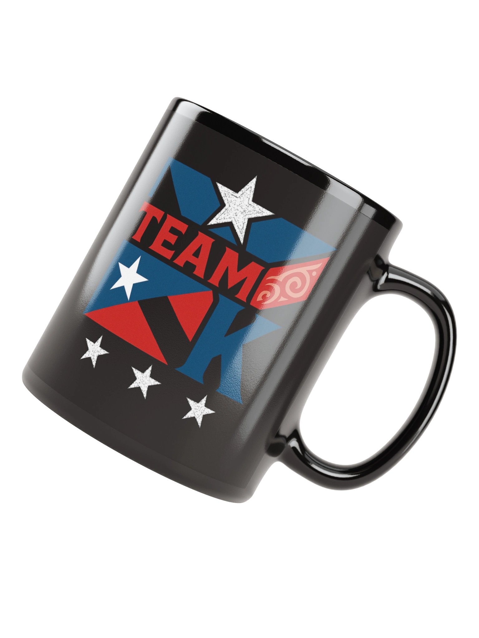Team K Puerto Rico Black Mug product image (7)