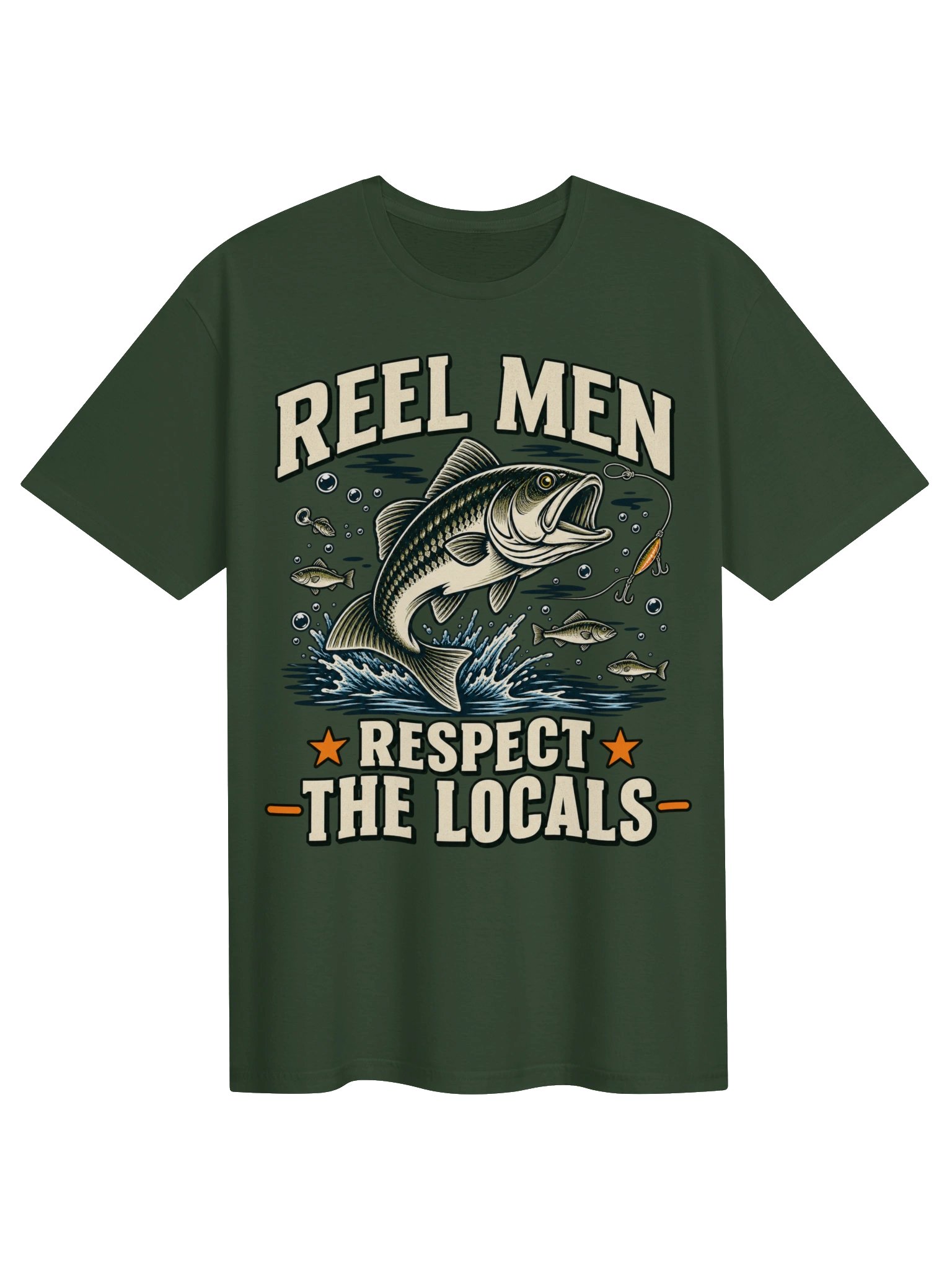 Reel Men Respect the Locals T-shirt product image (1)
