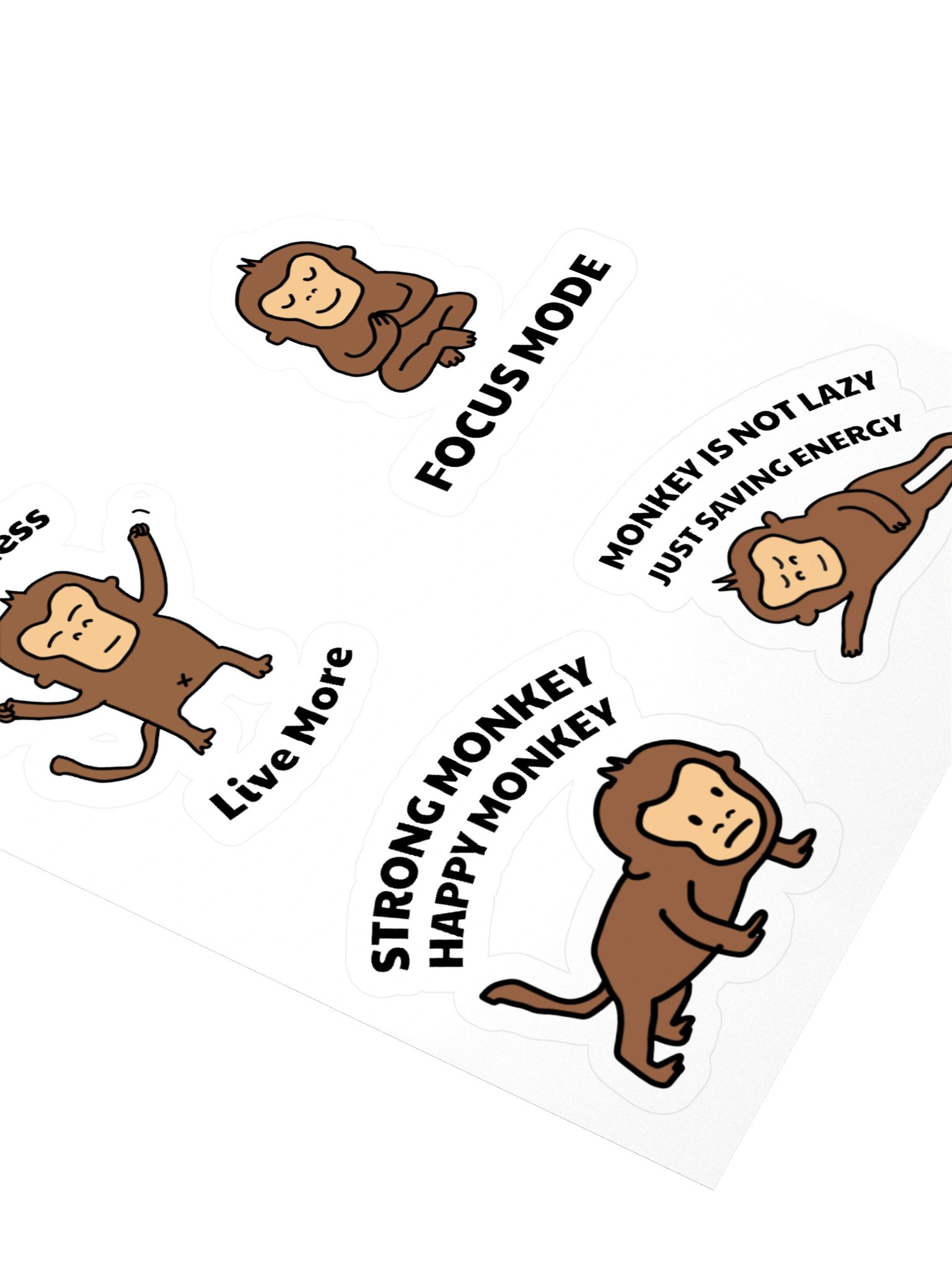 Monkey Motivation Sticker Pack product image (3)