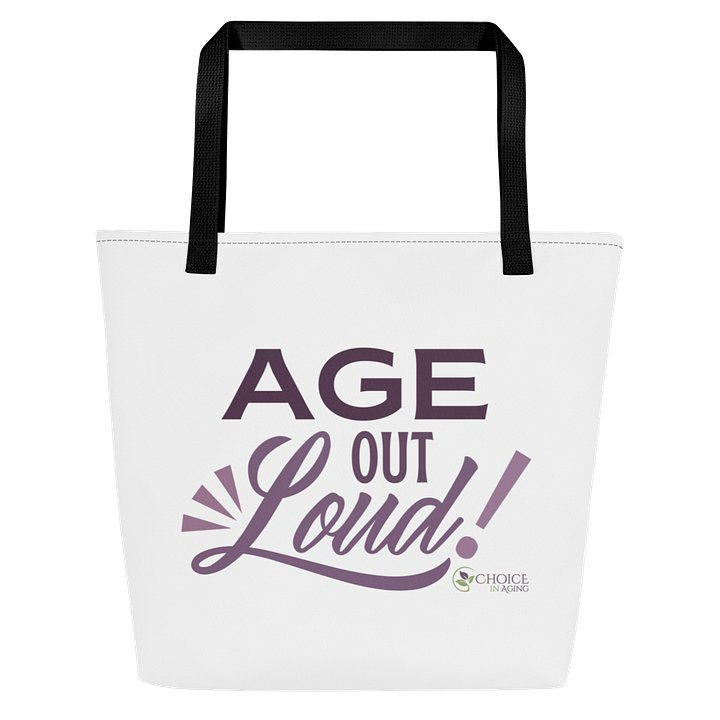 Sublicolor Tote Bag - "Age Out Loud" product image (1)