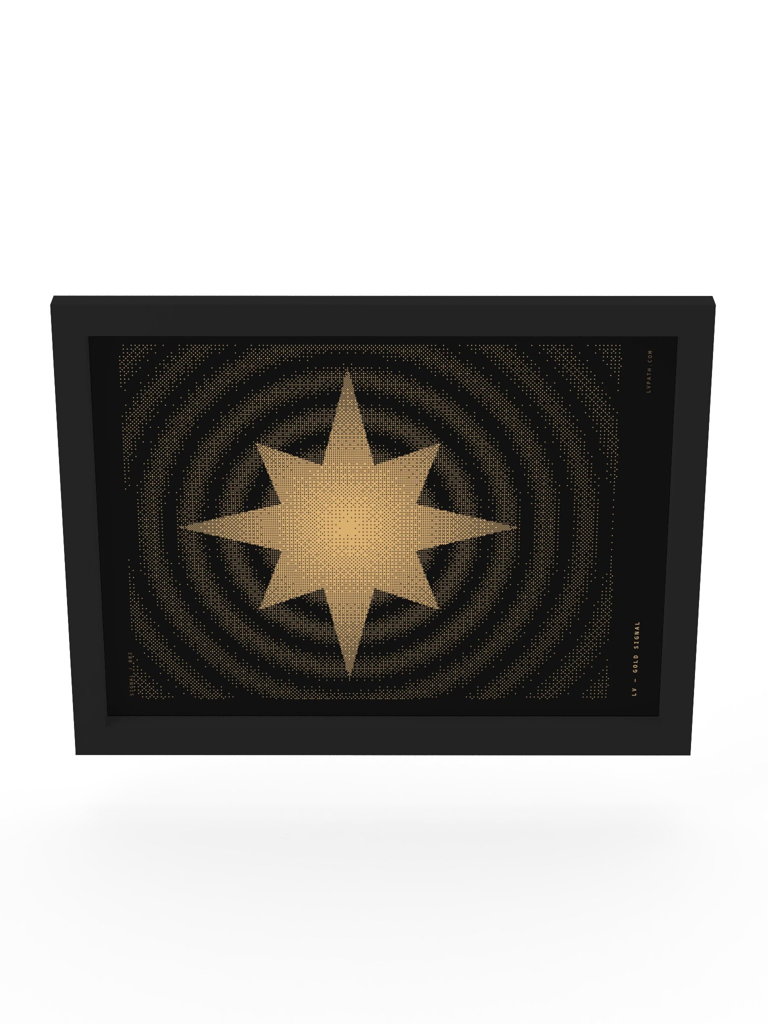 Gold Signal Framed Print product image (24)