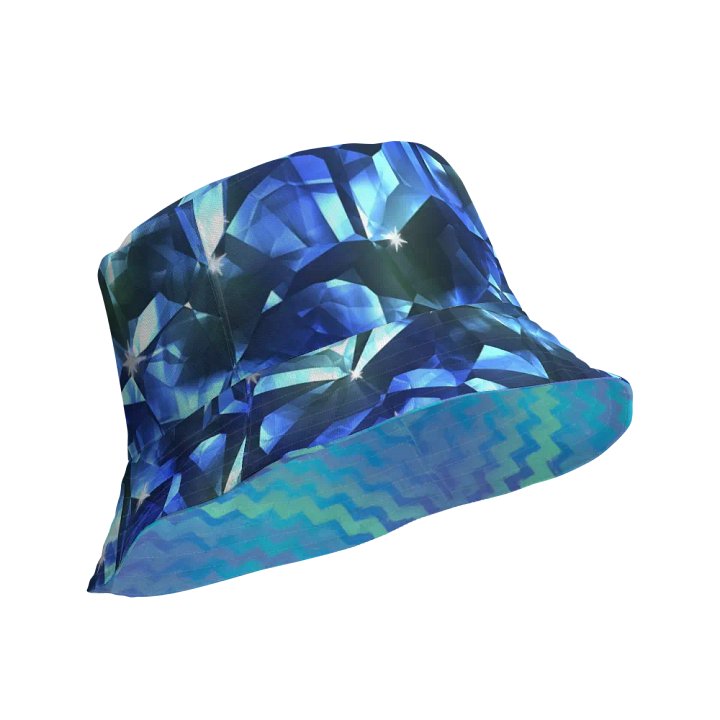 Blue Crystal Pattern Buckethat product image (1)