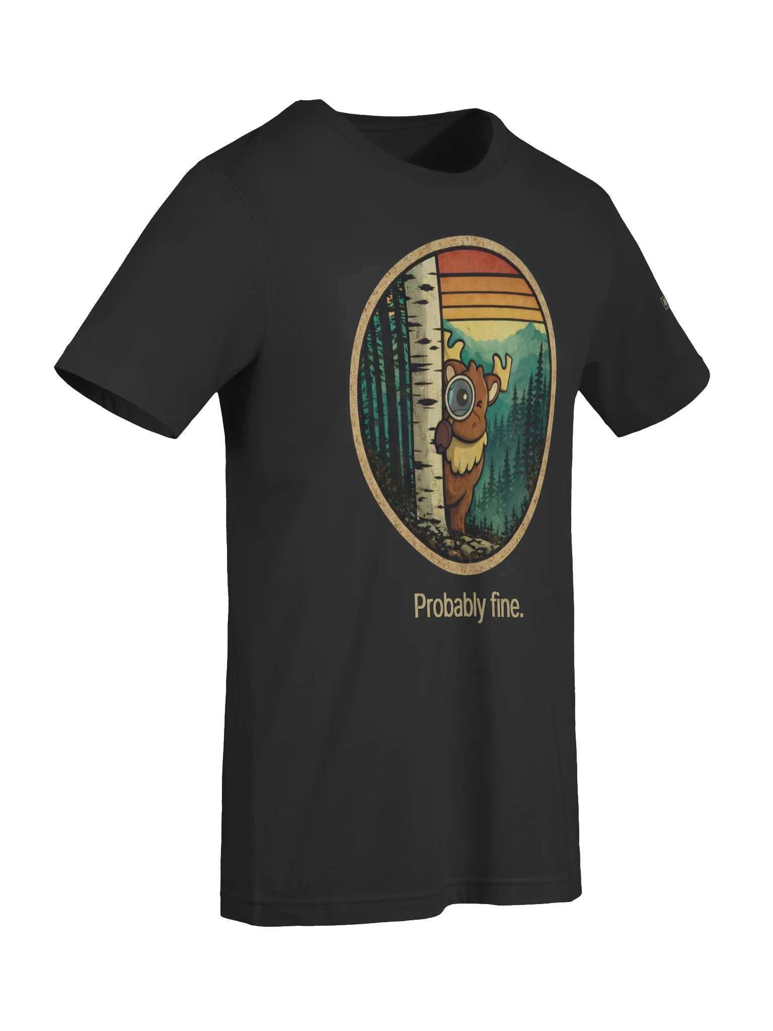 Probably Fine Moose T-Shirt product image (63)