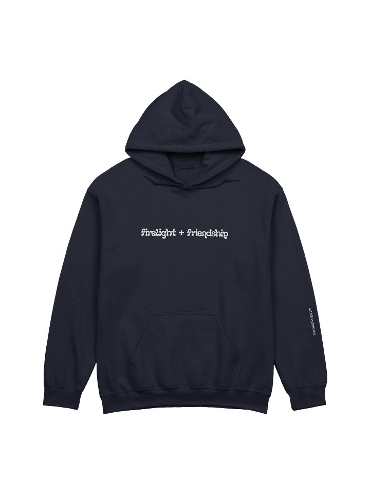Firelight + Friendship Navy Hoodie product image (5)