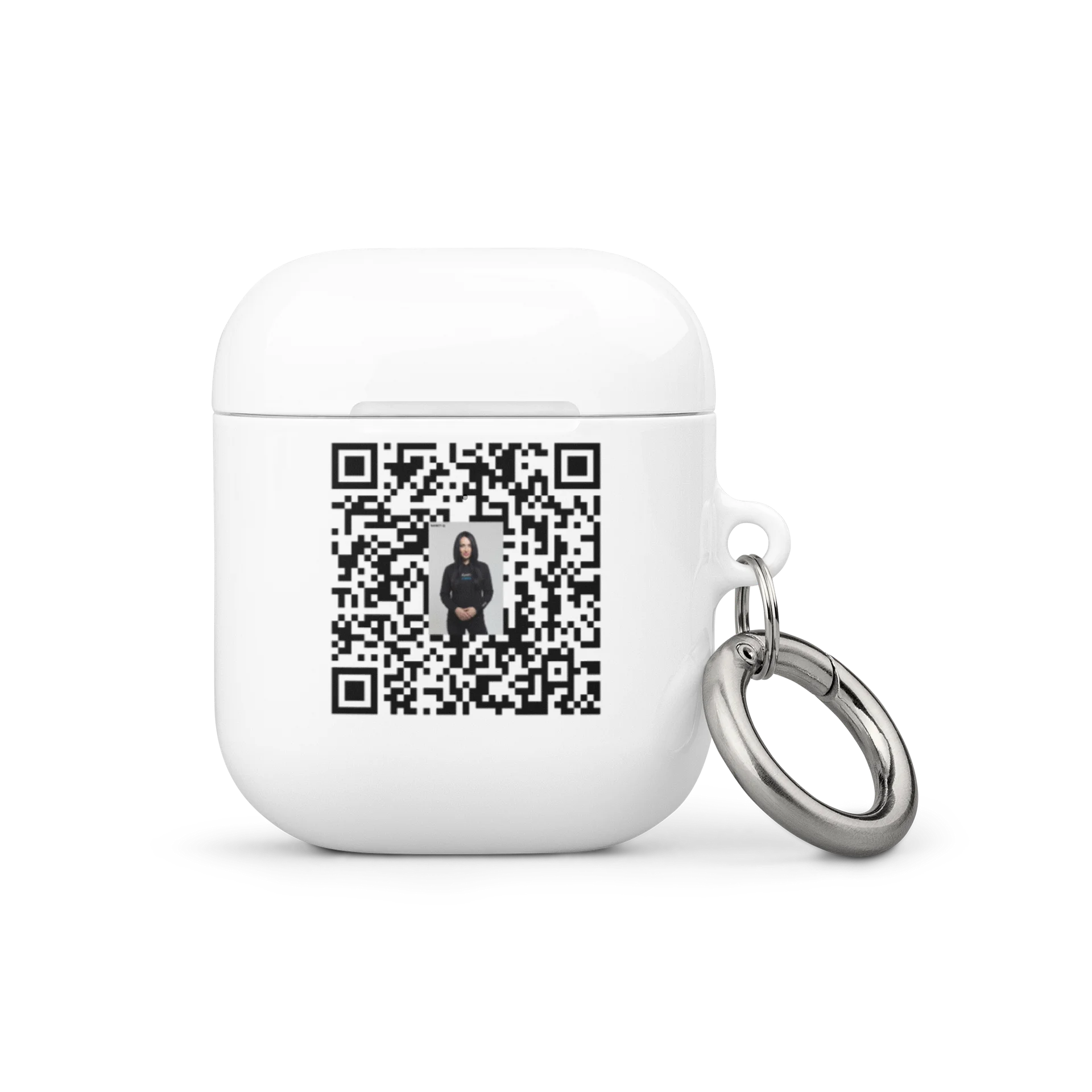 QR Portrait AirPods Case : Dj Airpod case by @Nancy_dj_official ® product image (2)
