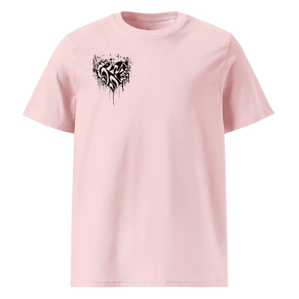 The Lives On HIGH | The Bloody Heart X Skeleton | UNISEX Tee | Black product image (1)