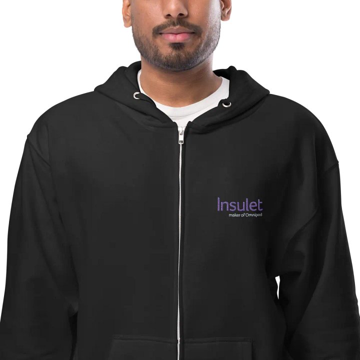 Insulet Premium Fleece Zip-Up Hoodie product image (1)