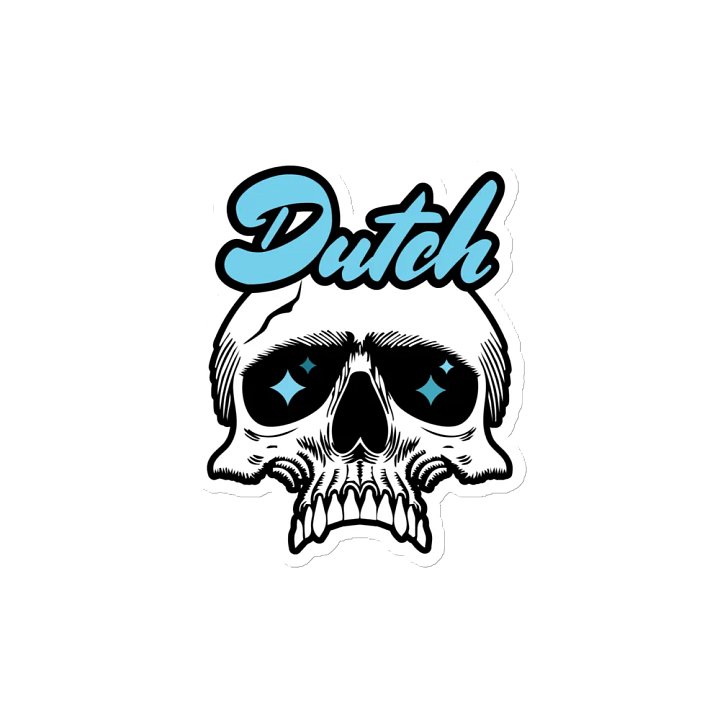 Stylish Skull Die-Cut Magnets product image (2)